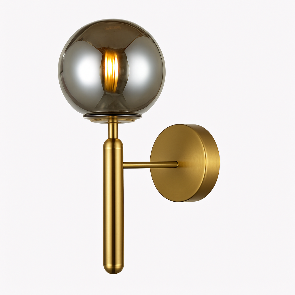 Світильник настінний Faro Bollo Gold+Grey D-15 см E27 240931-100003701