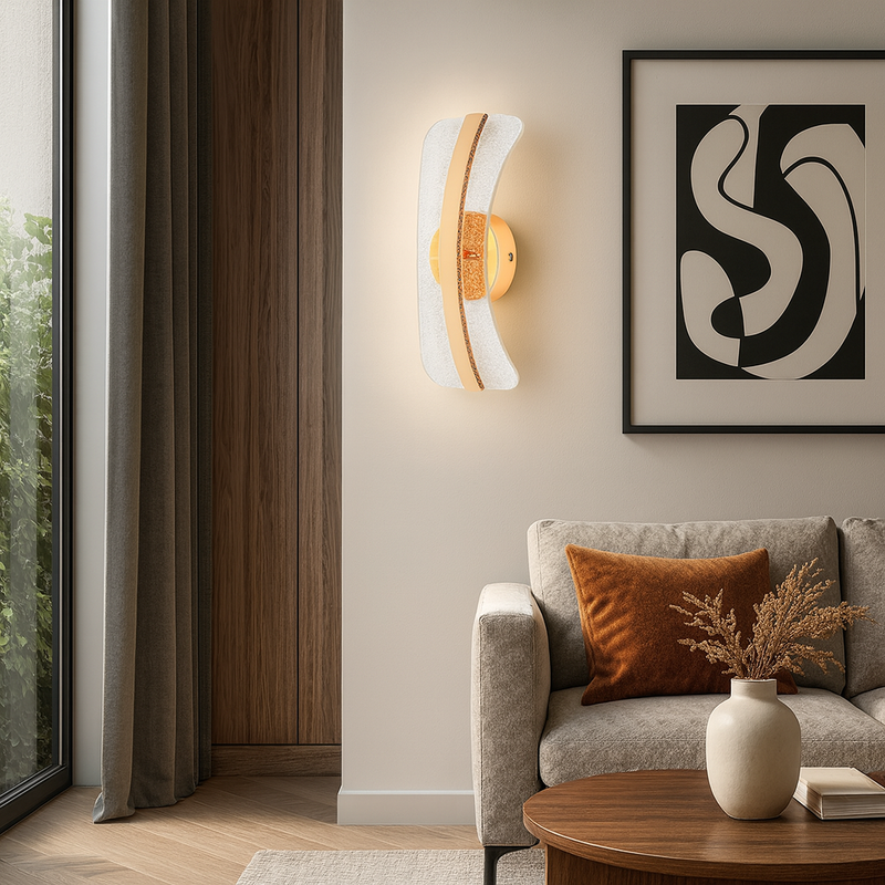 Настінний світильник золотий L-29 cm Led 8W Gold Jellyfish 250831-100005839