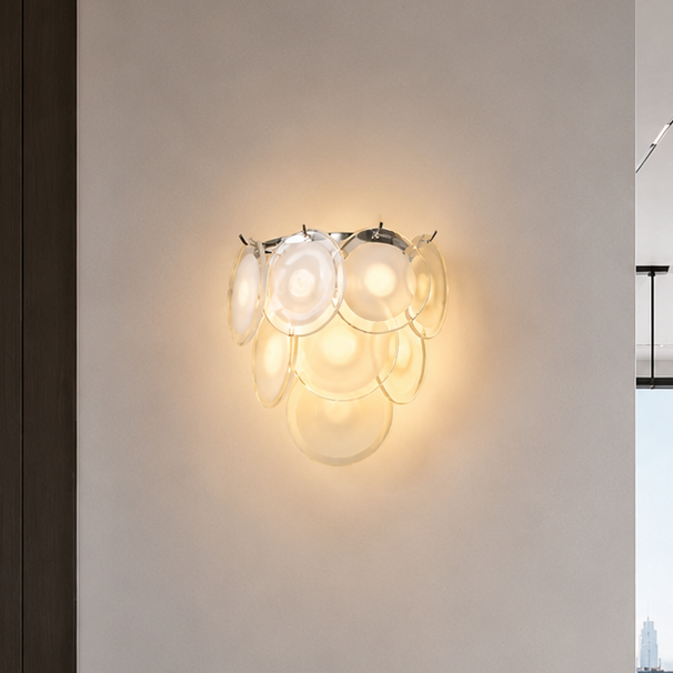 Настінний світильник срібний H-30 cm E14 Chrome Circle 260618-100008223