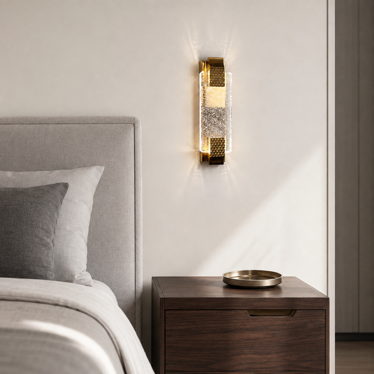 Настінний світильник золотий L-40 cm Led 6W 4000K Gold Bubbles 260818-100008698