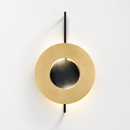Настінний світильник чорний H-80 cm GX53 Black+Beige Sun 260510-100007995