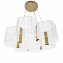 Підвісні люстри золоті D-52 cm / D-70 cm Led 3000K-6000K Gold Aurora 260518-100008005