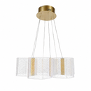 Підвісні люстри золоті D-52 cm / D-70 cm Led 3000K-6000K Gold Aurora 260518-100008005