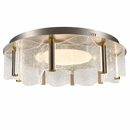 Стельові люстри сатинові з золотом D-60 cm / D-80 cm Led 3000K-6000K Satin+Gold Aurora 260518-100008006