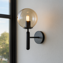 Світильник настінний Faro Bollo Black+Amber D-15 см E27 240931-100003697