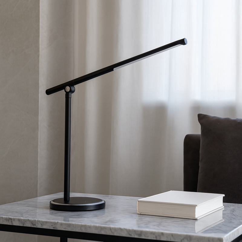 Настільна лампа чорна L-44 cm Led 8W Black Line Lamp 251068-100006435