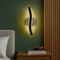 Настінний світильник чорний H-29 cm Led 8W Black Jellyfish Leaf 250831-100005845