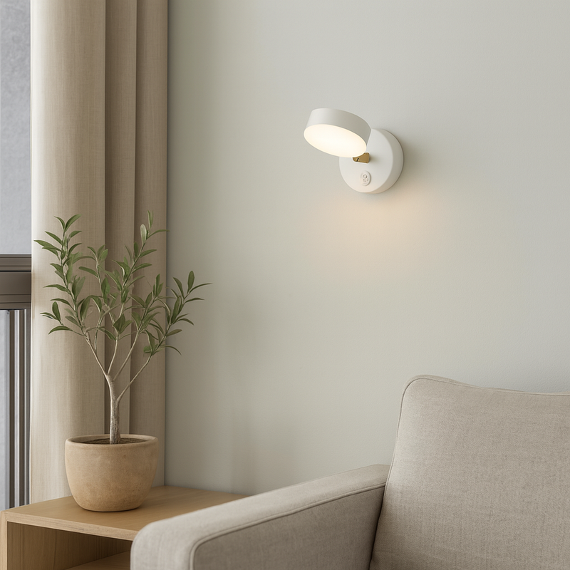 Бра з вимикачем Tenn Led 7W White / Black 230149-100001352