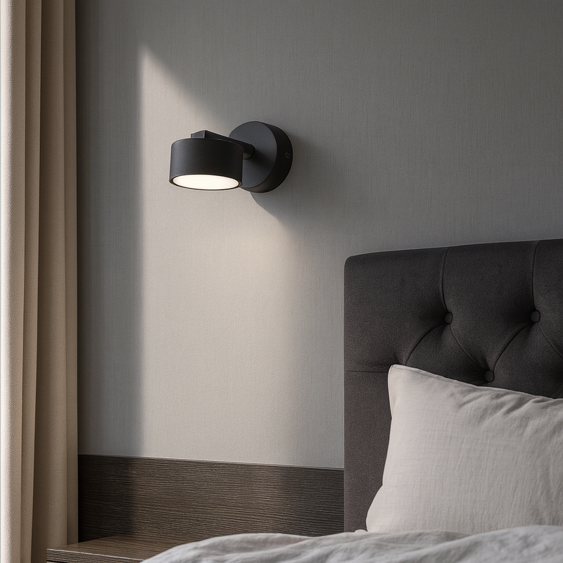 Настінний світильник чорний H-10 cm GX53 Black Tenn 251140-100006728