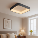 Стельові люстри чорні квадратні світлодіодні L-30 cm / L-40 cm / L-50 cm Led Black Strict Square 250819-100005867