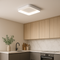Стельові люстри білі квадратні світлодіодні L-30 cm / L-40 cm / L-50 cm Led White Strict Square 250819-100005868