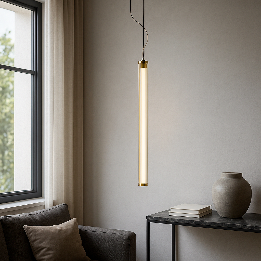 Підвісний світильник Led 29W 4000K Gold+Clear 251036-100006449