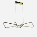 ПІдвісна люстра золота геометрична L-85 cm / L-100 cm Led Gold Geometry 250718-100005646