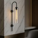 Настінний світильник Е27 Н-72cm Black LumiTower Float 250577-100004877