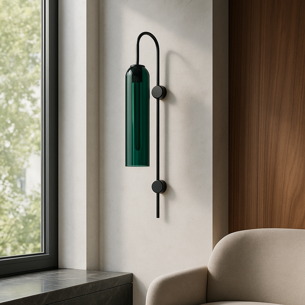 Настінний світильник Е27 Н-72cm Green LumiTower Float 251077-100006453