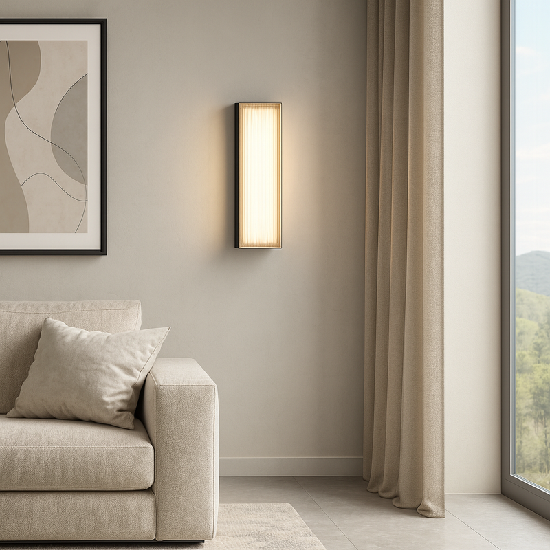 Настінний світильник H-21.5 cm / H-31.5 cm Led 4000K Black Аccordion 251036-100006455