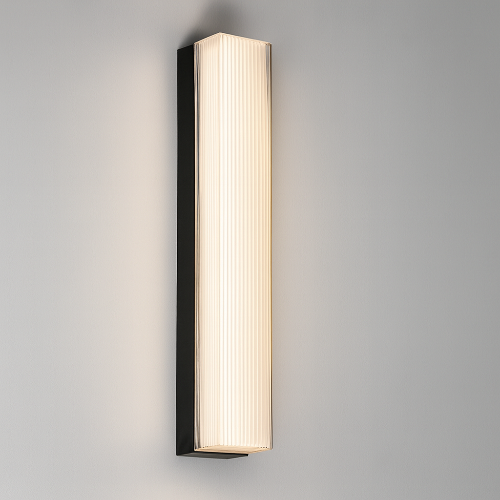 Настінний світильник H-60 cm / H-80 cm Led 4000K Black Аccordion 251036-100006456