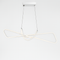 ПІдвісна люстра біла геометрична L-85 cm / L-100 cm Led White Geometry 250718-100005647