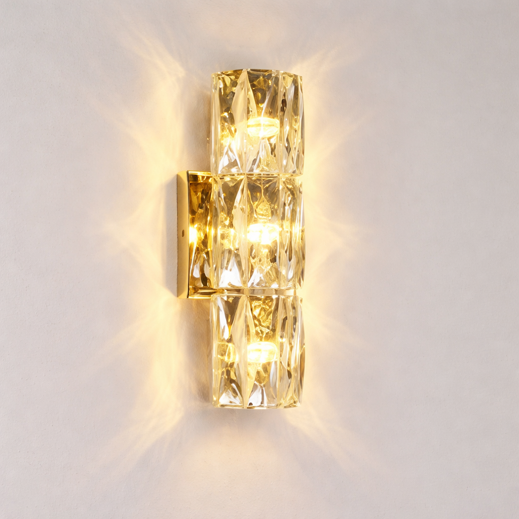 Настінний світильник золотий H-30 cm Led 15W 3000K-5000K Gold Crystal 260122-100007290