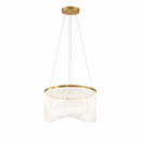 Підвісний світильник золотий D-40 cm Led 22W Gold Aurora Aurora260418-100007845