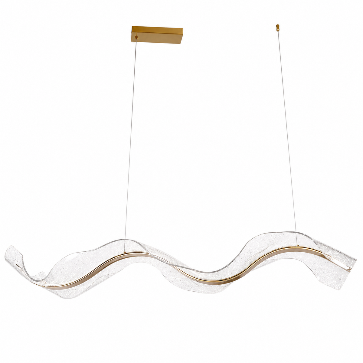 Підвісні люстри золоті L-100 cm / L-120 cm / L-150 cm Led Gold Aurora 260418-100007847