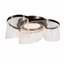 Стельова люстра кавова D-62 cm H-25 cm Led 3000K-6000K 68W Coffee Aurora 260418-100007848