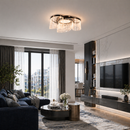 Стельова люстра кавова D-62 cm H-25 cm Led 3000K-6000K 68W Coffee Aurora 260418-100007848