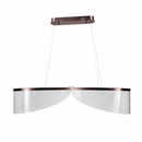 Підвісна люстра кавова L-99 cm Led 3000K-6000K 40W Coffee Aurora 260418-100007852