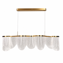 Підвісні люстри золоті L-120 cm / L-150 cm / L-160 cm Led 3000K-6000K Gold Aurora 260418-100007858