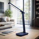 Лампа синя акумуляторна настільна з регульованим плафоном Led 5W Blue Plat S 251248-100006970
