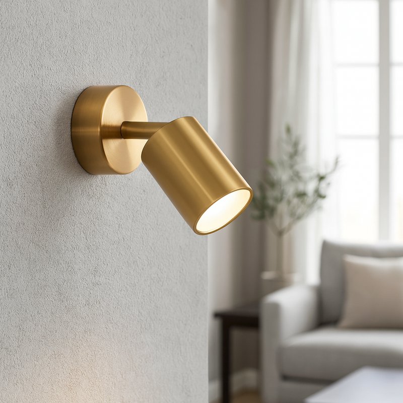 Настінний світильник золотий GU10 Gold Spot 251040-100006458