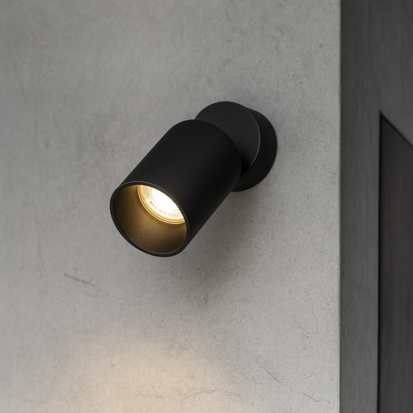 Настінний світильник чорний GU10 Black Spot 251040-100006459