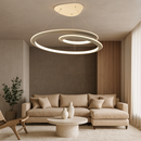 Підвісна люстра кручена біла Led 60W White Wave Knot 250762-100005660