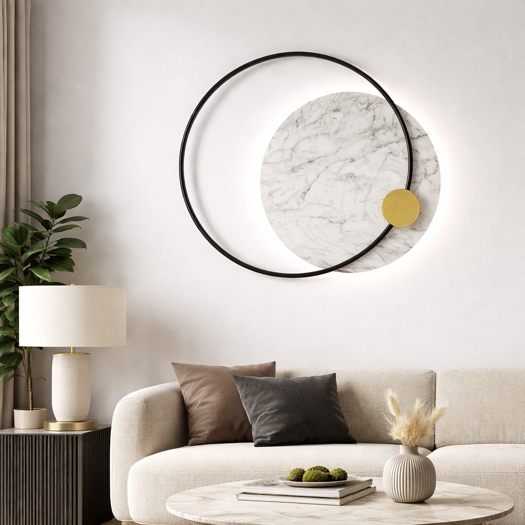 Бра D-80 cm Marble imitation Орбіта 220618-100000814