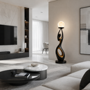 Торшер чорний з золотим H-83 cm Black+Gold Muse 260658-100008238