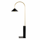 Торшер чорний з золотом H-170 cm Black+Gold Crescent 260658-100008246
