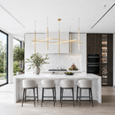 Підвісна люстра золота L-176 cm Led 3000K / 4000K Gold Line 260469-100007868