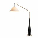Торшер чорний H-197 cm Е27 Black+Gold+White Capella 260658-100008256