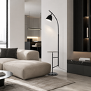 Торшер чорний зі столиком H-170max cm Е27 Black Oliva 260658-100008258