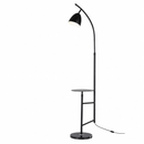 Торшер чорний зі столиком H-170max cm Е27 Black Oliva 260658-100008258