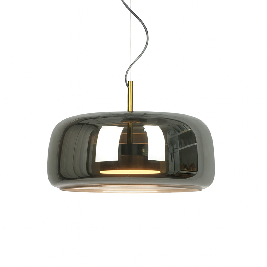Підвісний світильник димчастий D-33 cm Led 9W 3000K-6000K Grey+Gold Jube 251231-100006770