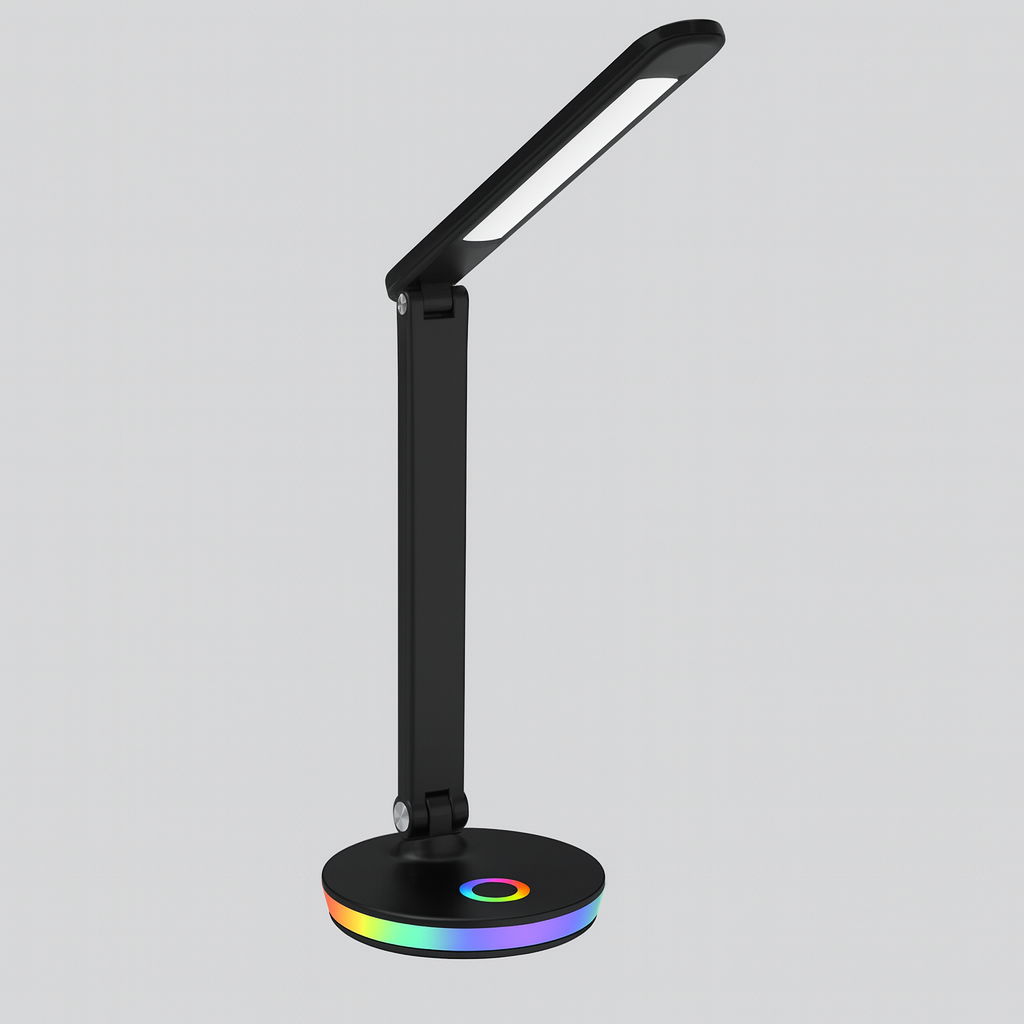 Настільна лампа чорна Led 7W 4000K+RGB Black Colours 250940-100005918