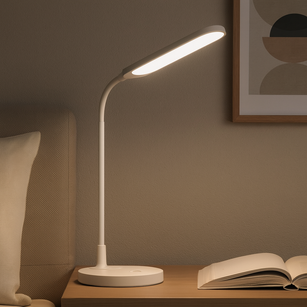 Світильник настільний білий USB+BATTERY Led 10W 4000K White Lumeno 250955-100005920