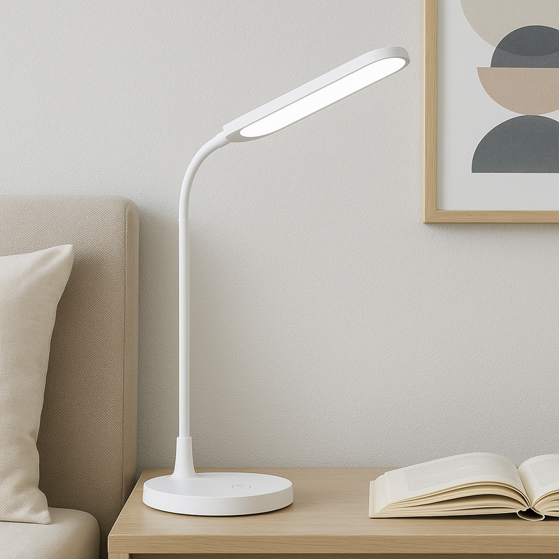Світильник настільний білий USB+BATTERY Led 10W 4000K White Lumeno 250955-100005920
