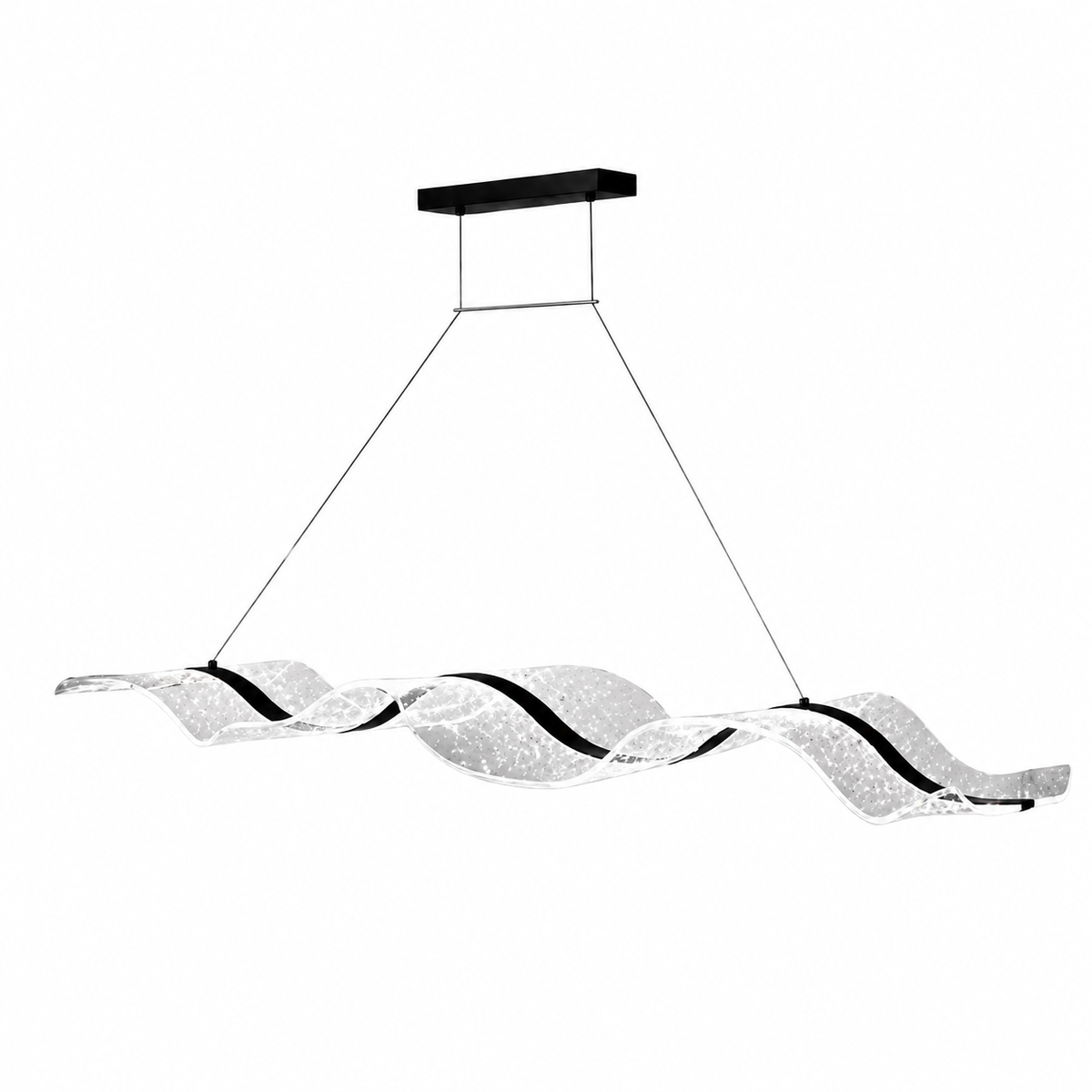 Видовжені люстри чорні L-100 cm ( розсип ) / L-120 ( димка ) Led Black Aurora 260835-100008754