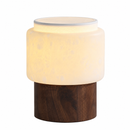 Настільні лампи зі світлого / темного дерева H-25 cm D-20 cm Led 3000K Wood+White Nest 260758-100008319