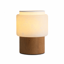 Настільні лампи зі світлого / темного дерева H-25 cm D-20 cm Led 3000K Wood+White Nest 260758-100008319