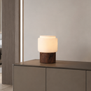 Настільні лампи зі світлого / темного дерева H-25 cm D-20 cm Led 3000K Wood+White Nest 260758-100008319