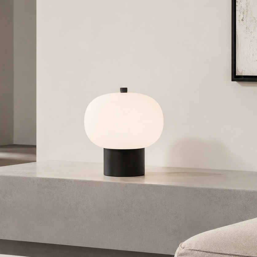 Настільна лампа  H-25 cm D-24 cm Led White+Black Beacon 260758-100008320