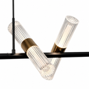 Видовжена люстра чорна L-120 cm Led 28W 3000K-6000K Black Tube 260618-100008050